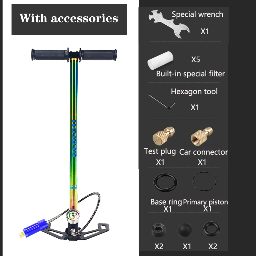 Воздушный пистолет PCP с насосом 300 бар 30 мпа 4500 фунт/кв. Дюйм надувной погружной