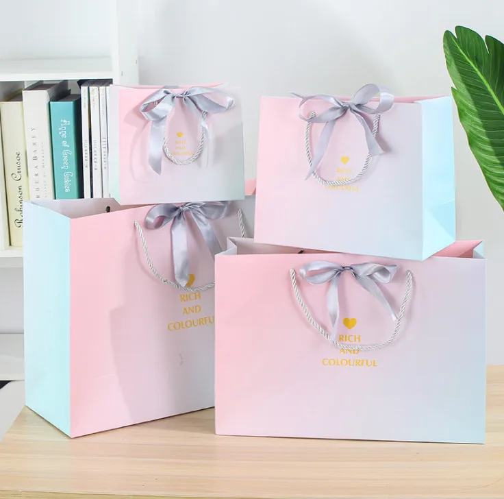 100 шт. постепенная смена высококачественных упаковочных лент подарочные сумки