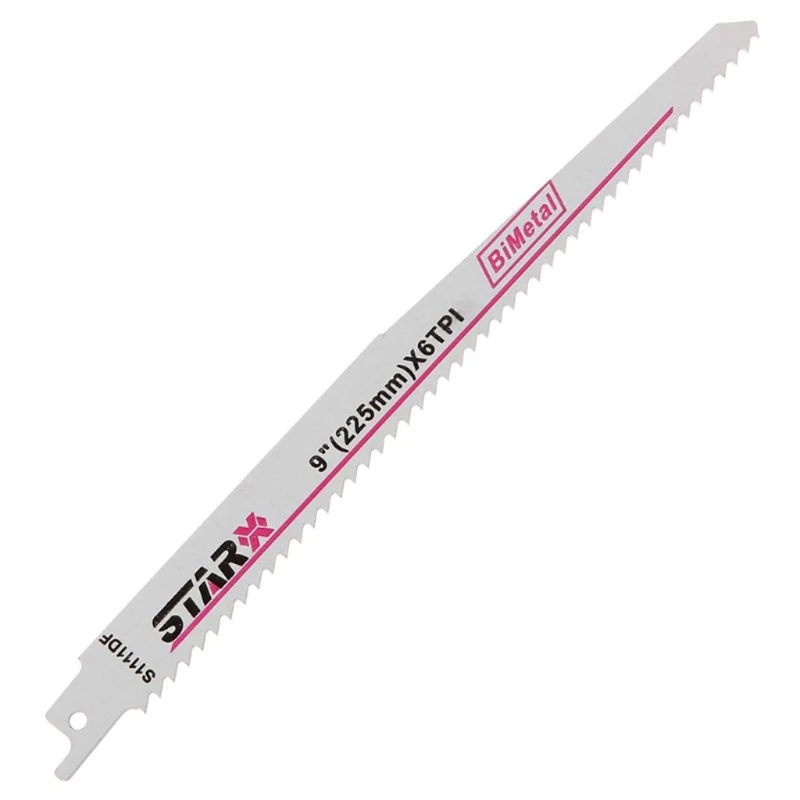 

Bi-Metal S1111DF 225mm 9" Reciprocating Saw Blade Effective For Cutting Wood Woodworking G88A