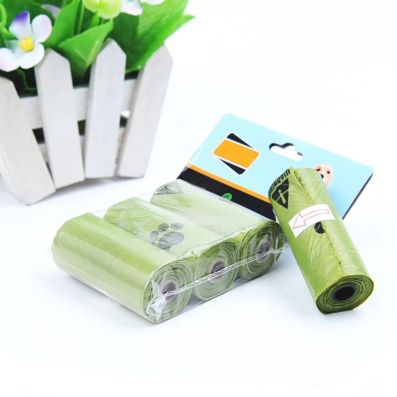 Pet Cat Печать мешки для мусора Перевозчик держатель диспенсер собака какашки форма