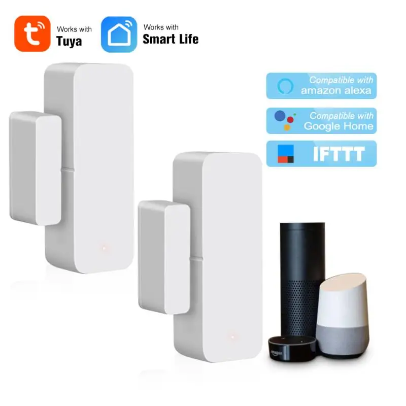 Мини интеллигентая (ый) Wi Fi анти вор сигнализационный Сенсор дверная Магнитная