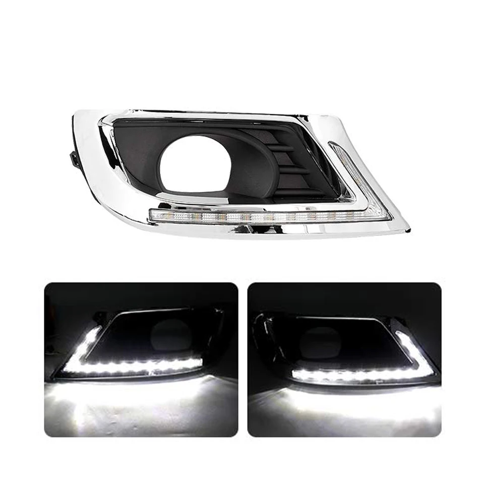 1 пара Габаритные огни для Toyota Camry 2009 2010 2011 Автомобильный светодиодный LED DRL