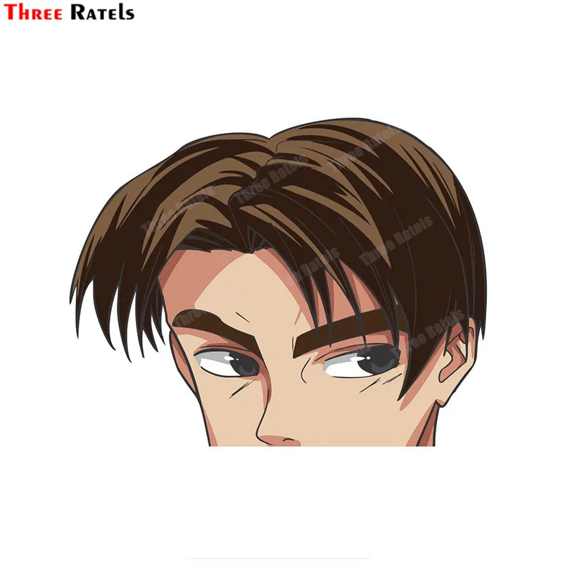 

Three Ratels A425 TAKUMI #4 PEEKING Sticker For Car Windshield Decor Anime Funny Decals Waterproof&Scratch-Resistant Protected