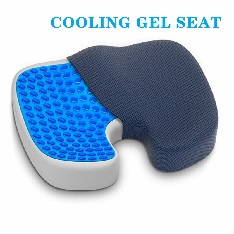 

Gel Orthopedic Memory Cushion Foam U Coccyx Travel Seat Massage Car Office Chair Protect Healthy Sitting Breathable Pillows
