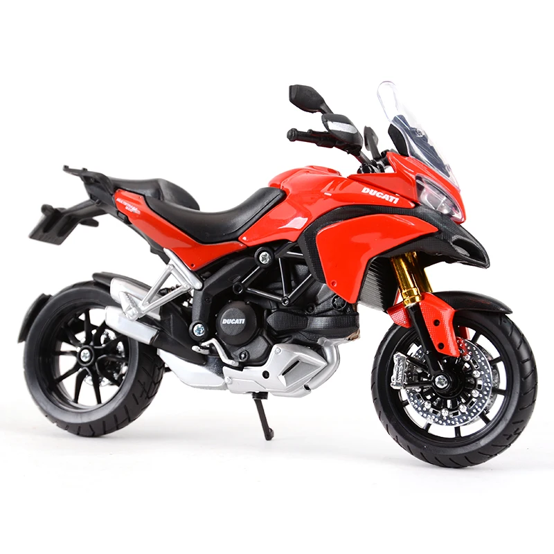 

SVIP Maisto 1:12 Ducati Multistrada 1200S Red Die Cast Vehicles Collectible Hobbies Motorcycle Model Toys