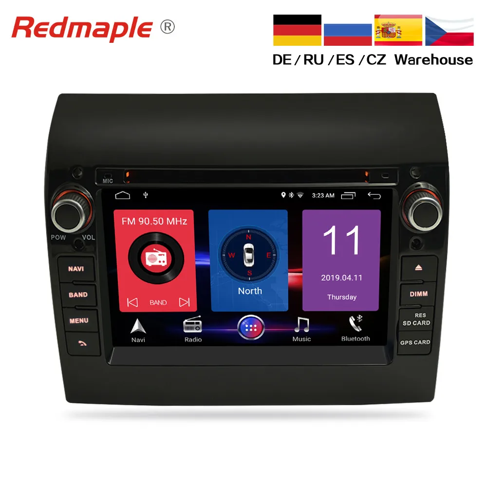 Автомагнитола для Fiat Ducato 10 0 2015 7 дюймов Android 2008 DVD стерео GPS навигация