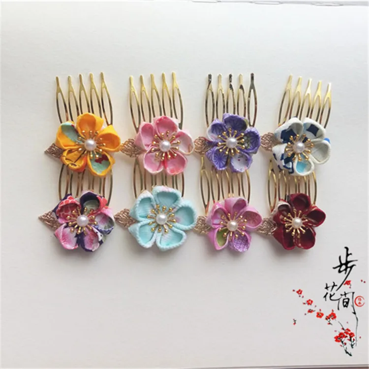 

Кимоно для волос в японском стиле с цветком вишни