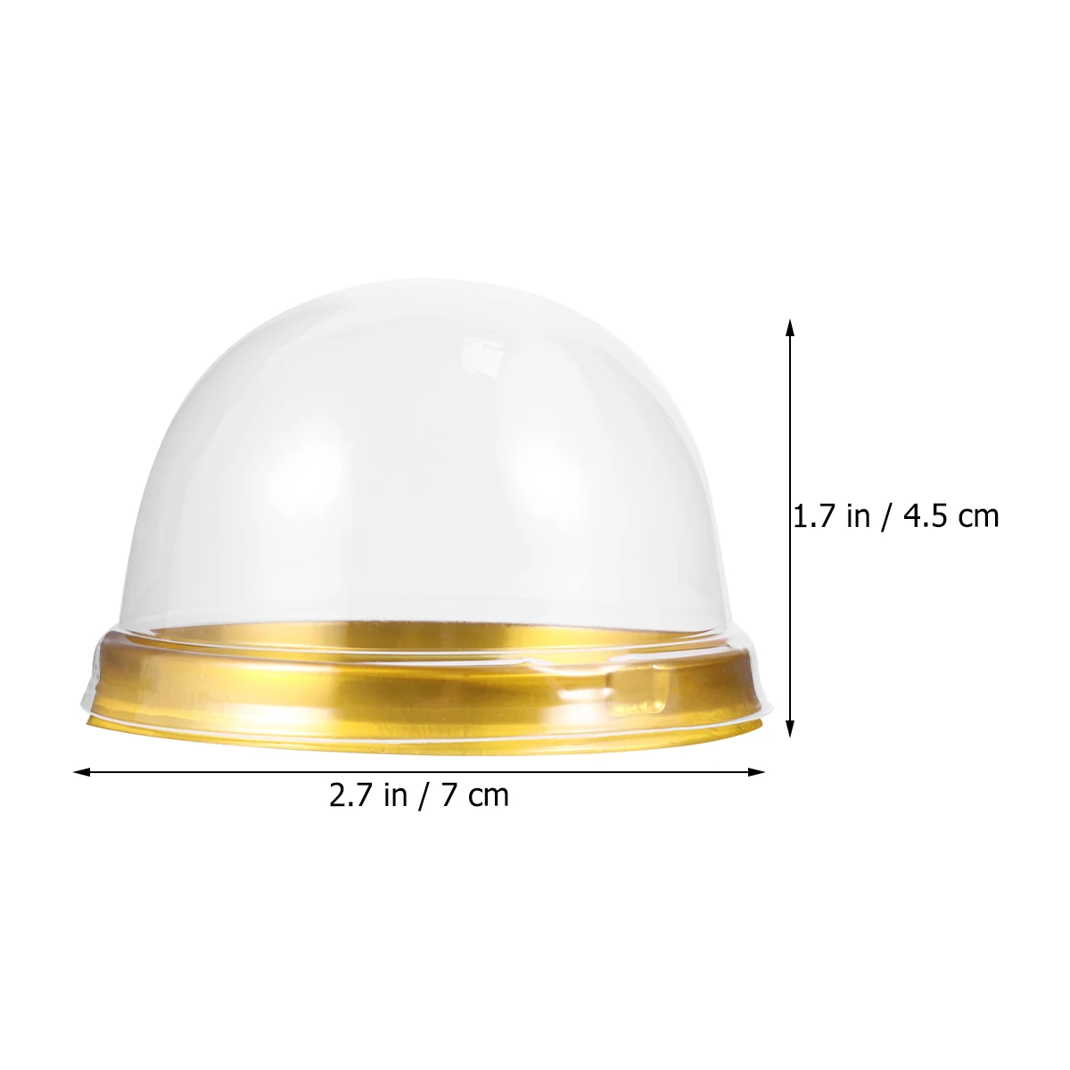 Прозрачные пластиковые коробки для тортов и Упаковочная Коробка 50 шт. коробка