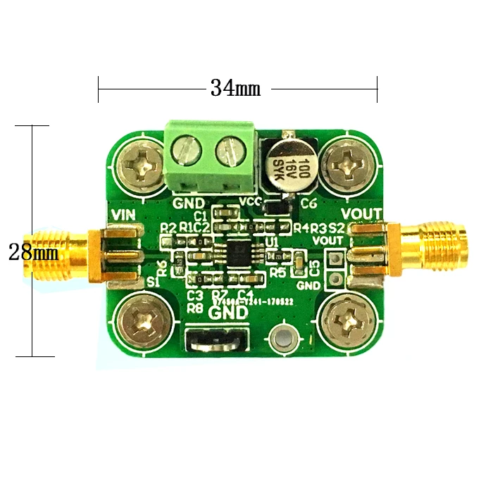 

AD8361 Module Low Frequency to 2.5GHz Valid Value Detection Mean Response Power Detector RF