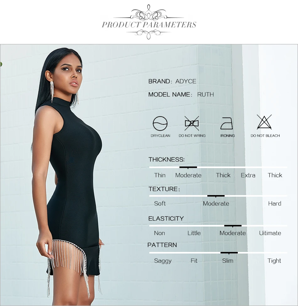 ADYCE, новинка, белое вечернее Бандажное платье знаменитостей, Vestidos, сексуальное облегающее платье без рукавов с кисточками, для подиума, с бахромой, Клубное платье