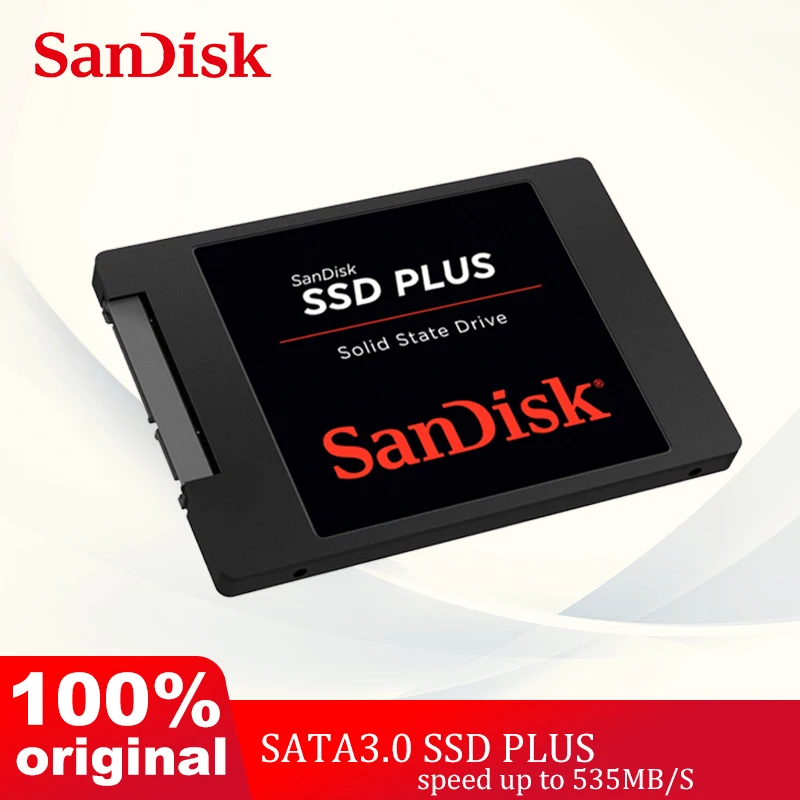 

Жесткий Диск SanDisk SATA SSD PLUS 240 ГБ, 2,5 ГБ, 480 ГБ, 240 ГБ
