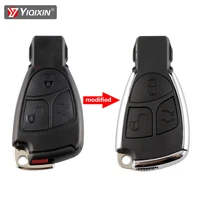 yiqixin 3 buttons smart remote car key shell fob 433mhz for mercedes benz a b c e s ml clk cl class w203 w204 w210 w211 w212
