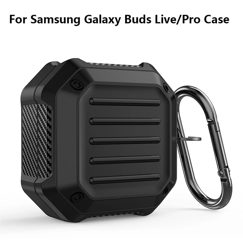 

For Samsung Galaxy Buds Live Headset TPU Earphone Cases Shockproof Protective Case Wireless Earphone Cover Charging Box