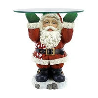 christmas party santa claus treat holder fruit plate decora home display plate cake tray stand dessert candy snacks self help