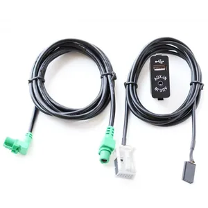 Автомобильный USB AUX in Plug входной адаптер для BMW E63 E81 E87 E90 F10 F12 E70 X1 X3 X5