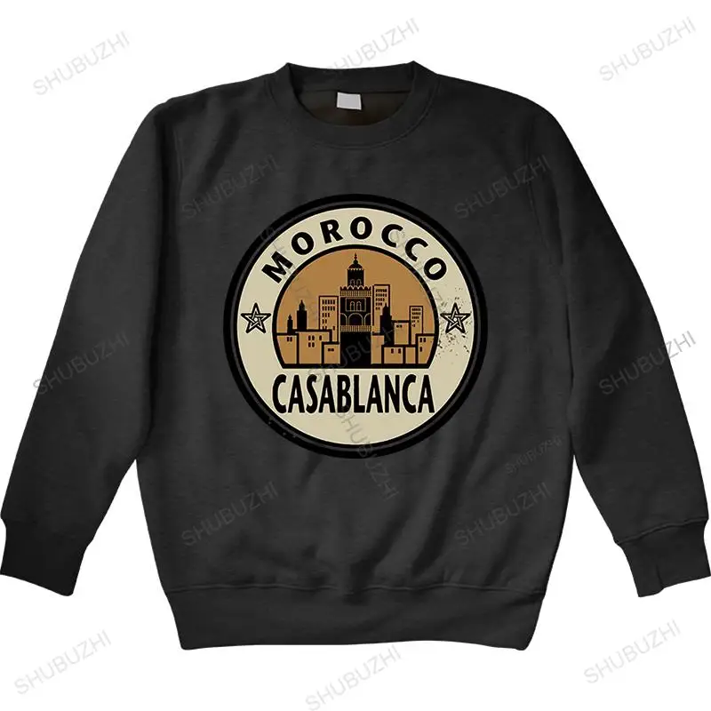 

new cotton o-neck sweatshirt Design Create A Shirt morocco Casablanca Design - Funny Men'S Gift Fit hoodies unisex casual hoody