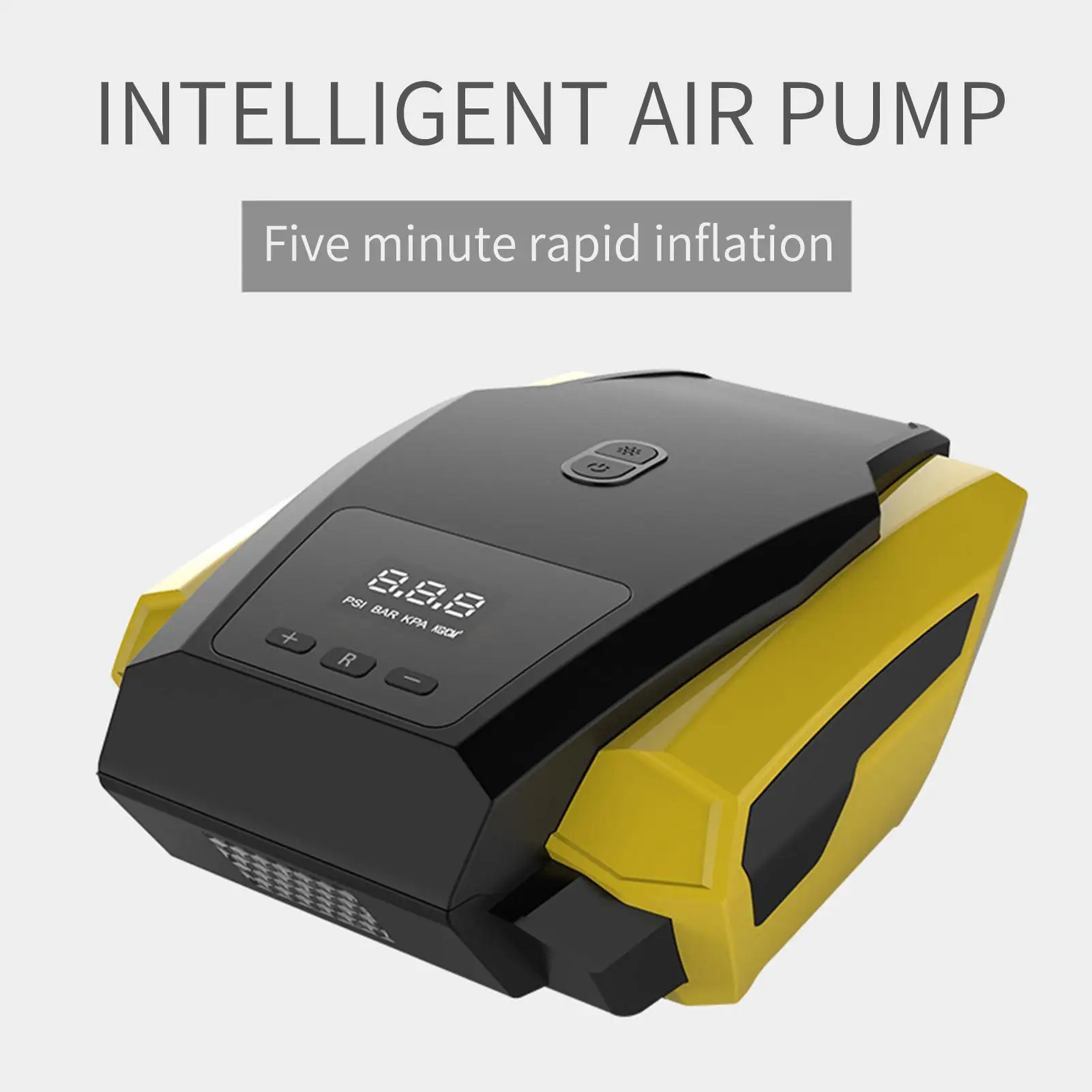 

DC 12V Portable Car Tire Inflator LED Light Analogue/DIgital Display Air Pump Repair Auto Diagnostic Tool