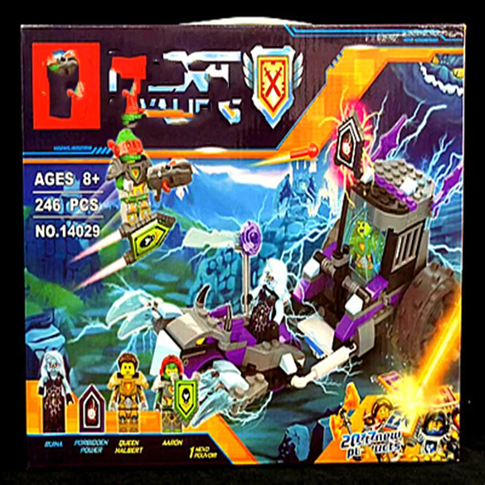 4 комплекта Nexus Future Knights Mecha Puzzle Robin Macy bly Beast Master DIY SUPER HEROES Мстители Строительные
