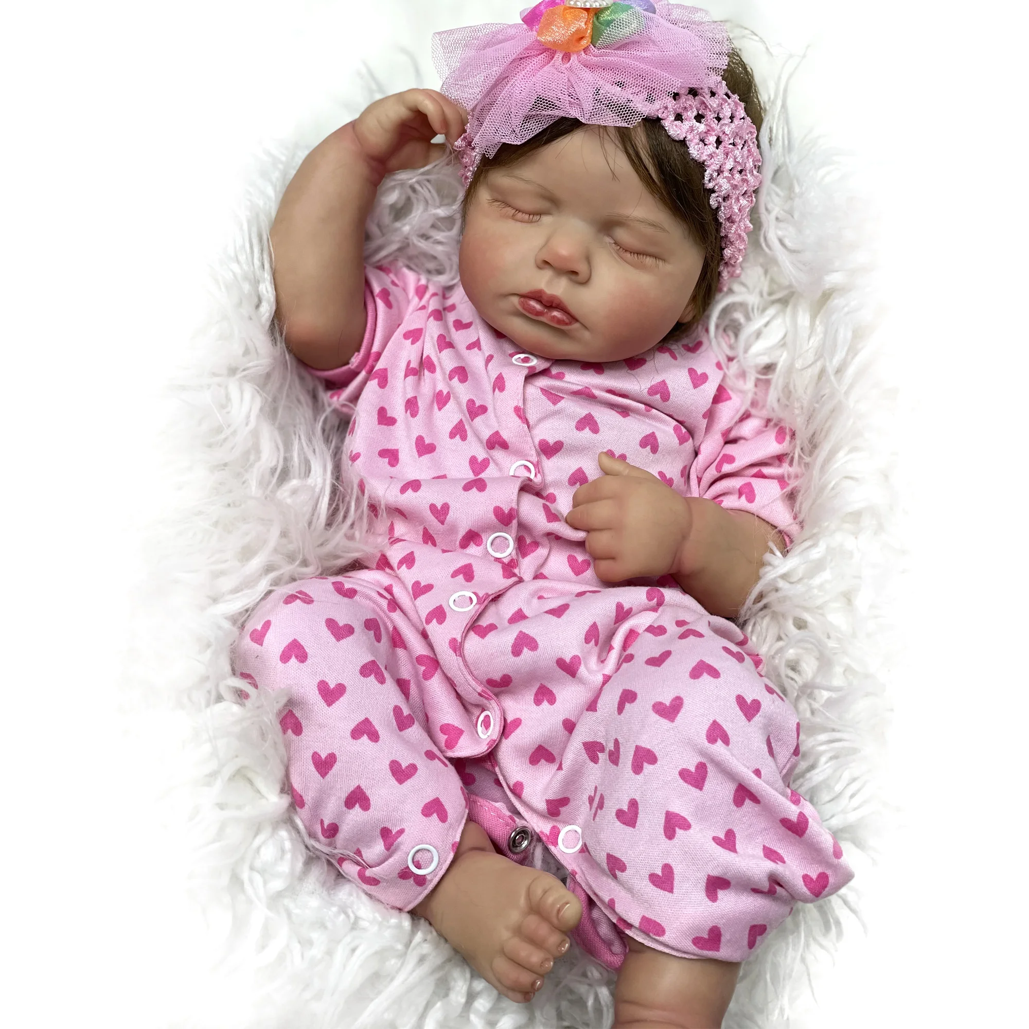 Кукла реборн 20 дюймов детский подарок для сна Loulou Bebe Reborn |