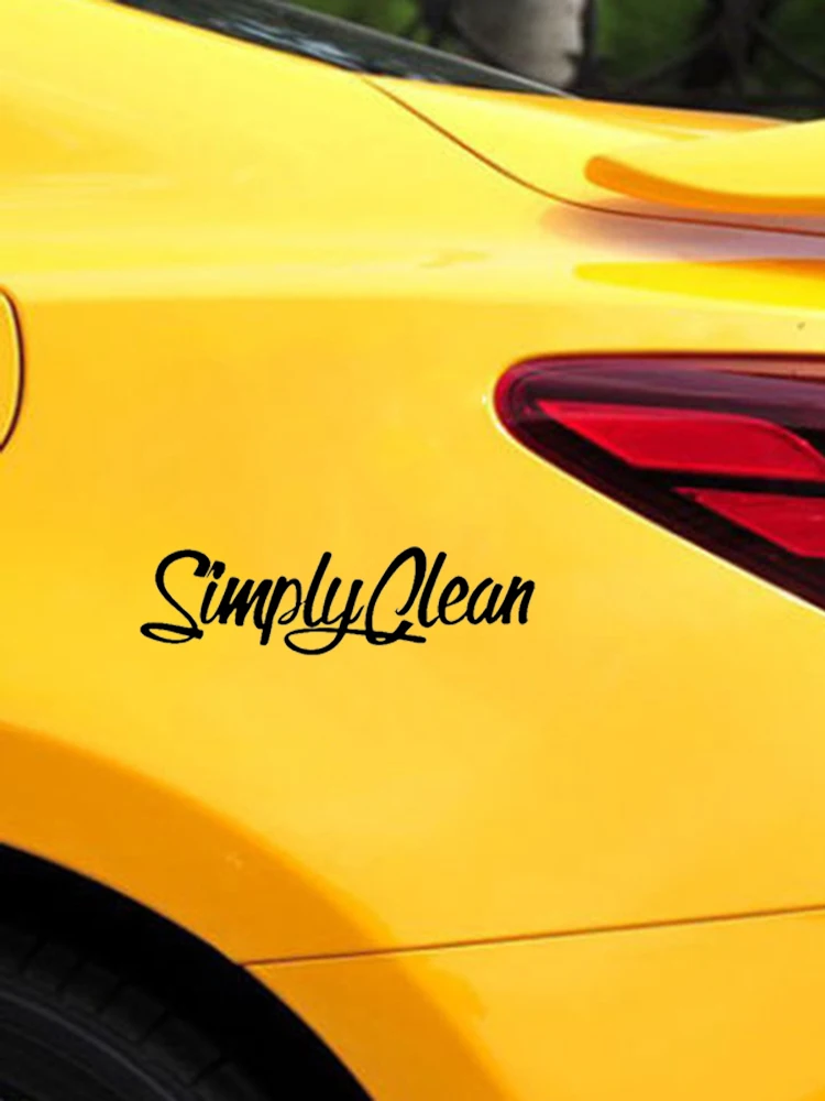 

Car Decal Simply Clean Car Styling Car Window Sticker Removable Vinyl Car Styling Decal Graphics Jdm