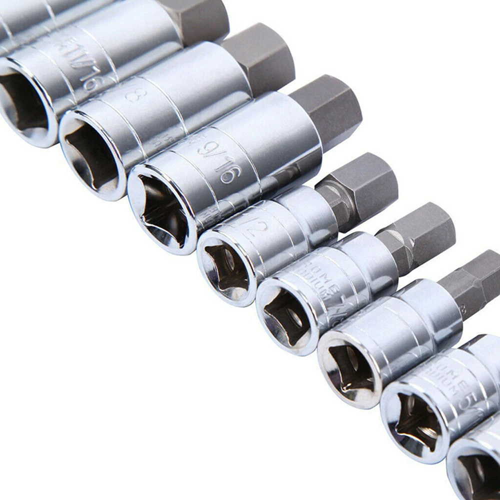 

32pc/Set Master Hexes Drill Bit Set (Sae & Metric) Socket Set Standard Hand Tool LB88