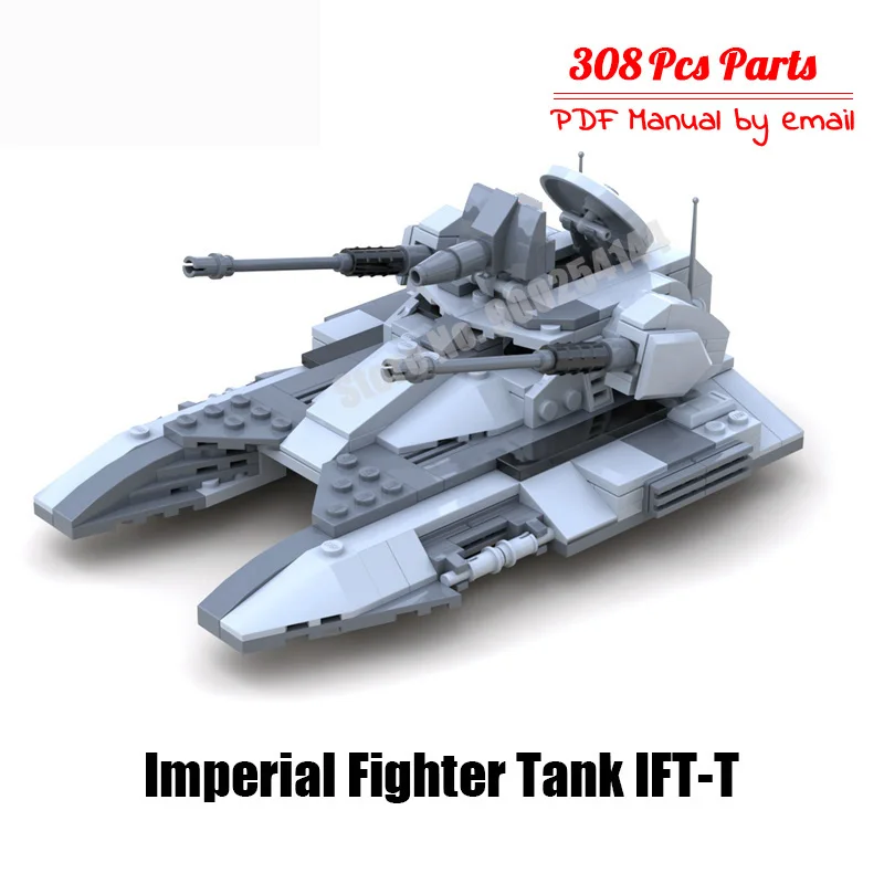 

Spot NEW Republic Fighter Tank MOC Building Blocks Military Self Propelled Anti Tank Weapon Bricks DIY Toys