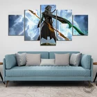 Картина маслом на холсте Warcraft III холодный трон, игра Warden, художественный плакат на холсте картины, настенное искусство для домашнего декора