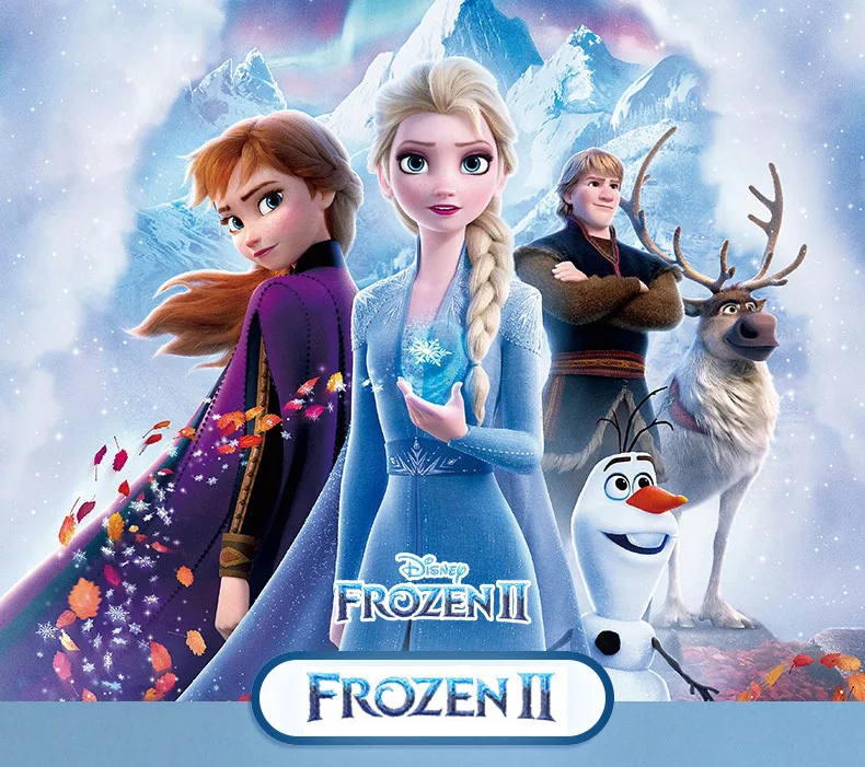 Дисней подлинный 150 шт. мини-головоломка Frozen2 и сказочная принцесса серии декомпрессионные головоломки игрушки