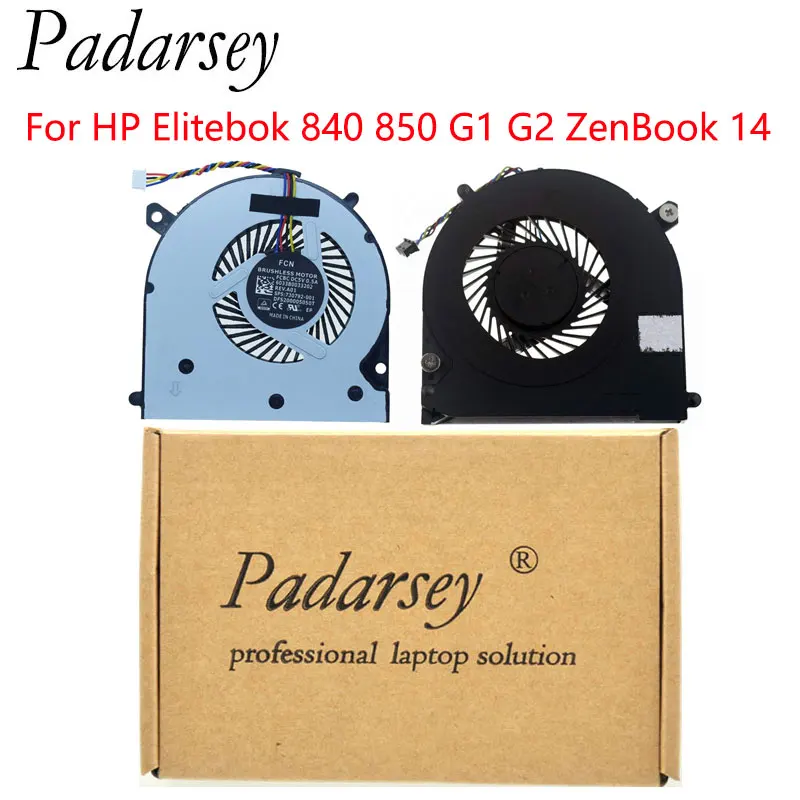 

Запасная деталь для центрального процессора Padarsey 840 850 G1 G2 ZenBook 14 вентилятор охлаждения для HP 6033B0033202 730792-001