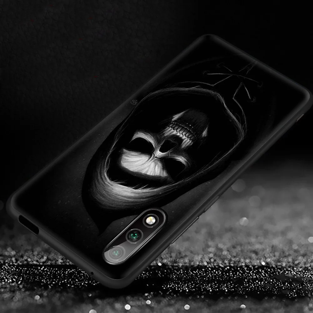 WEBBEDEPP мягкий чехол с черепом для Huawei Honor 6A 7A 7X 7C 8 8A 8X 8C 9 9A 9X 10X Y6P Note 10 20S Lite Pro |