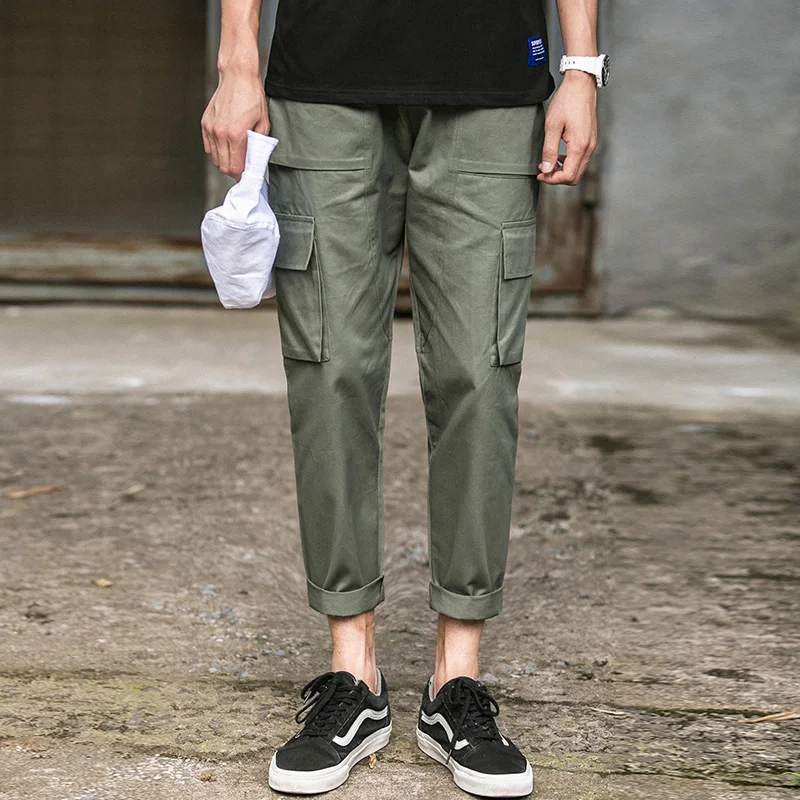 FUGOISM мужские боковые карманы брюки хип хоп лоскутные карго рваные спортивные