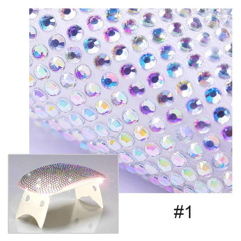 1- for 6W BORN PRETTY 3D сияющая наклейка s для 6 Вт/24 Вт УФ лампа самоклеющаяся Сушилка для ногтей для отверждения лака для ногтей 3D наклейка для украшения ногтей - Цвет: 1- for 6W