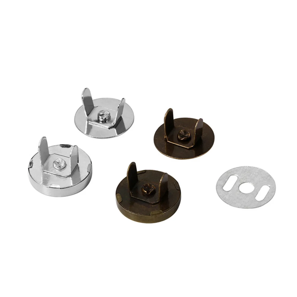 100 шт 18 мм Магнитные Кнопки Застежки металлические кнопки для сумки кошельки