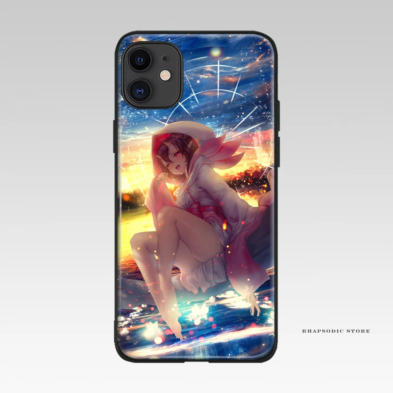 Мягкий силиконовый чехол Momo Onmyoji для iPhone 6 6Plus 6s Plus 7 8 7Plus 8Plus X XR XS 11 Pro Max - купить по