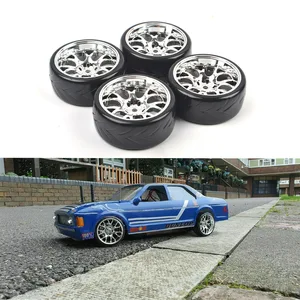 4 шт. 1:10 на дороге Дрифт автомобиль Rc шины для Tamiya tt-01 TT02 HSP HPI 110 RC автомобиль