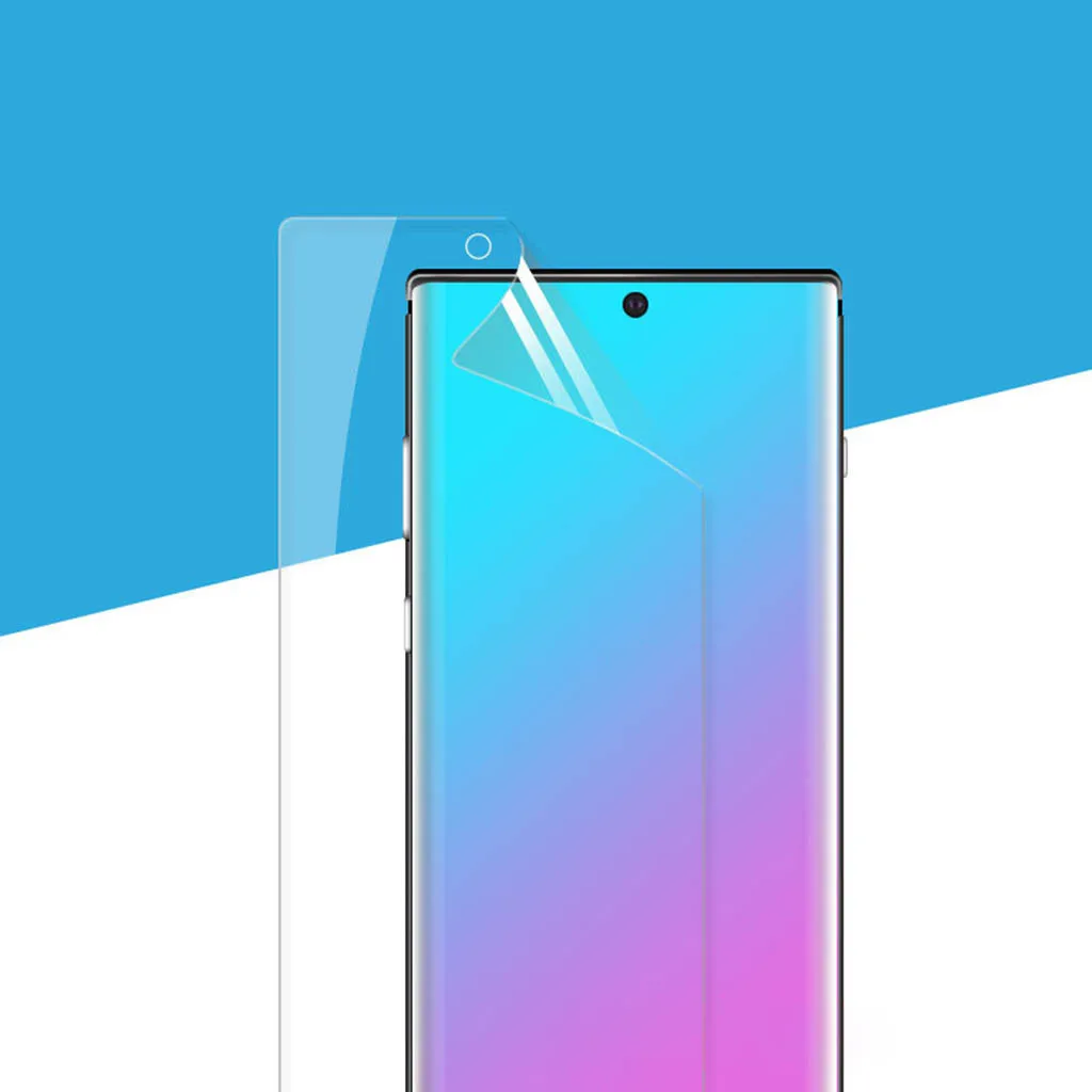 Soft Hydrogel Transparent Screen Protection Film For Samsung Galaxy Note 10 + Anti-fall Protectors Защитное Стекло | Мобильные
