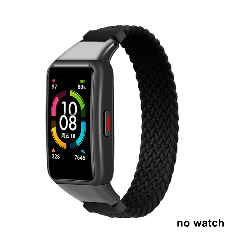 Ремешок нейлоновый для Huawei Honor Band 6 эластичный спортивный браслет смарт-часов |