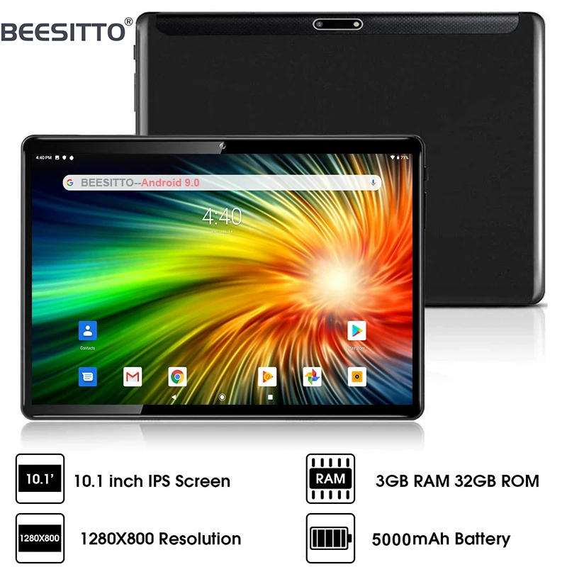

Hot New Ultra Slim 10 inch Tablet PC Octa Core 3GB RAM 32GB ROM 2.5D Tempered Glass 5.0MP Camera Android 9.0 Tablet 10.1+Gifts