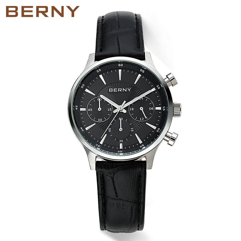 

Berny Men‘s’ Watch Top Luxury Brand Japanese Quartz Movement Fashion Relogio Saat Montre Horloge Masculino Erkek Hombre 2831M