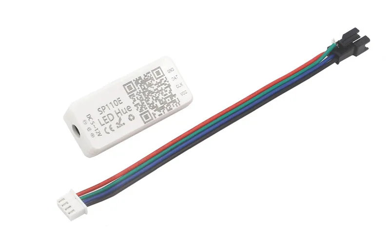 DC5-12V SP110E bluetooth-контроллер для Пиксельная адресация светодиодной ленты DC5-24V SP501E контроллер WIFI RGB для WS2811 WS2812B SK6812