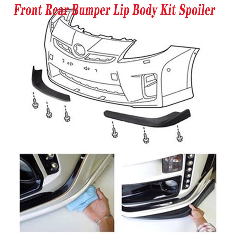 Car Front Rear Spoiler Fender Wrap Angle Bumper Cover For Opel Astra H J G Insignia Mokka Corsa D Vectra Zafira Meriva Infiniti