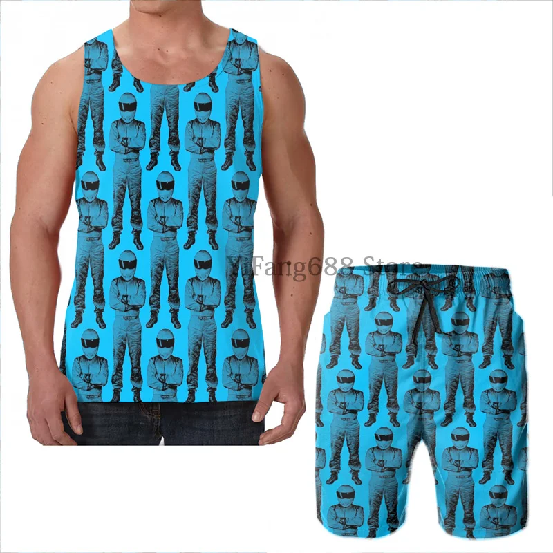 Майка Мужская/женская с забавным принтом топ в стиле поп-арт пляжные шорты