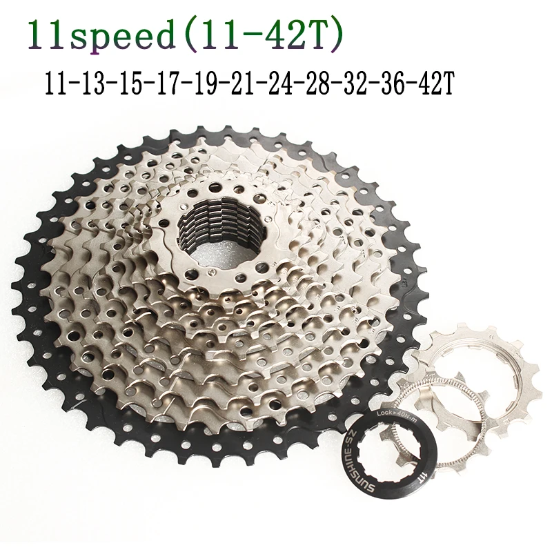 Солнце MTB 11 скоростная кассета свободного хода велосипеда цепное колесо горный