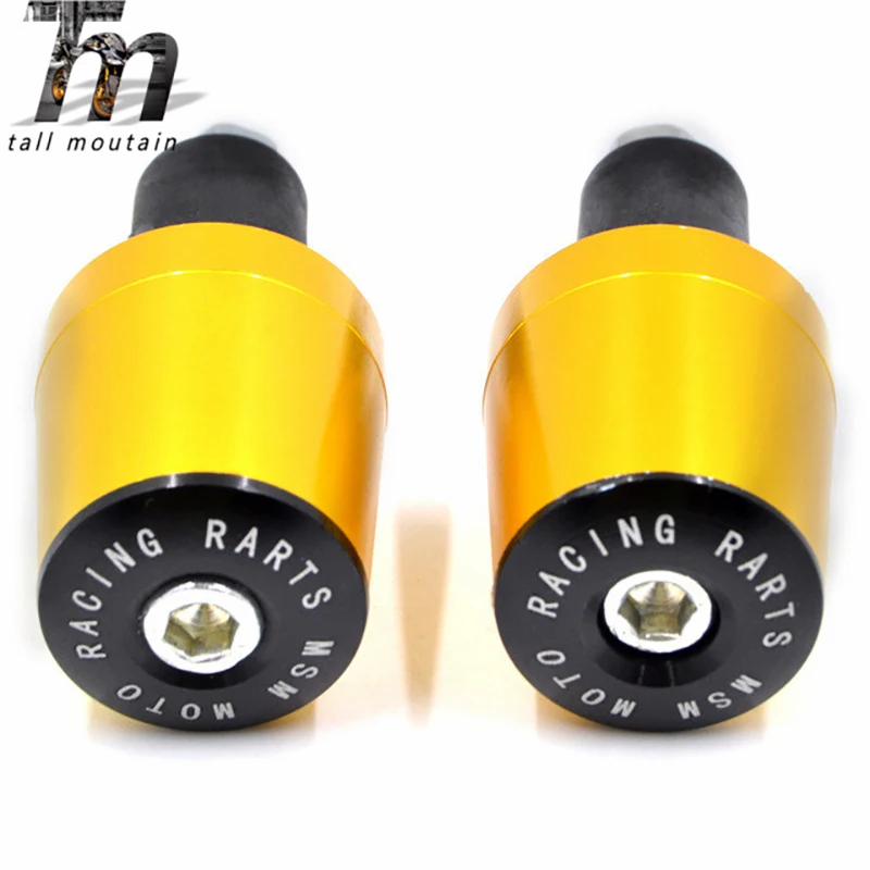 Ручки для мотоцикла 7/8 дюйма 22 мм Концевая ручка заглушка Honda Yamaha Suzuki For KTM Ducati BMW