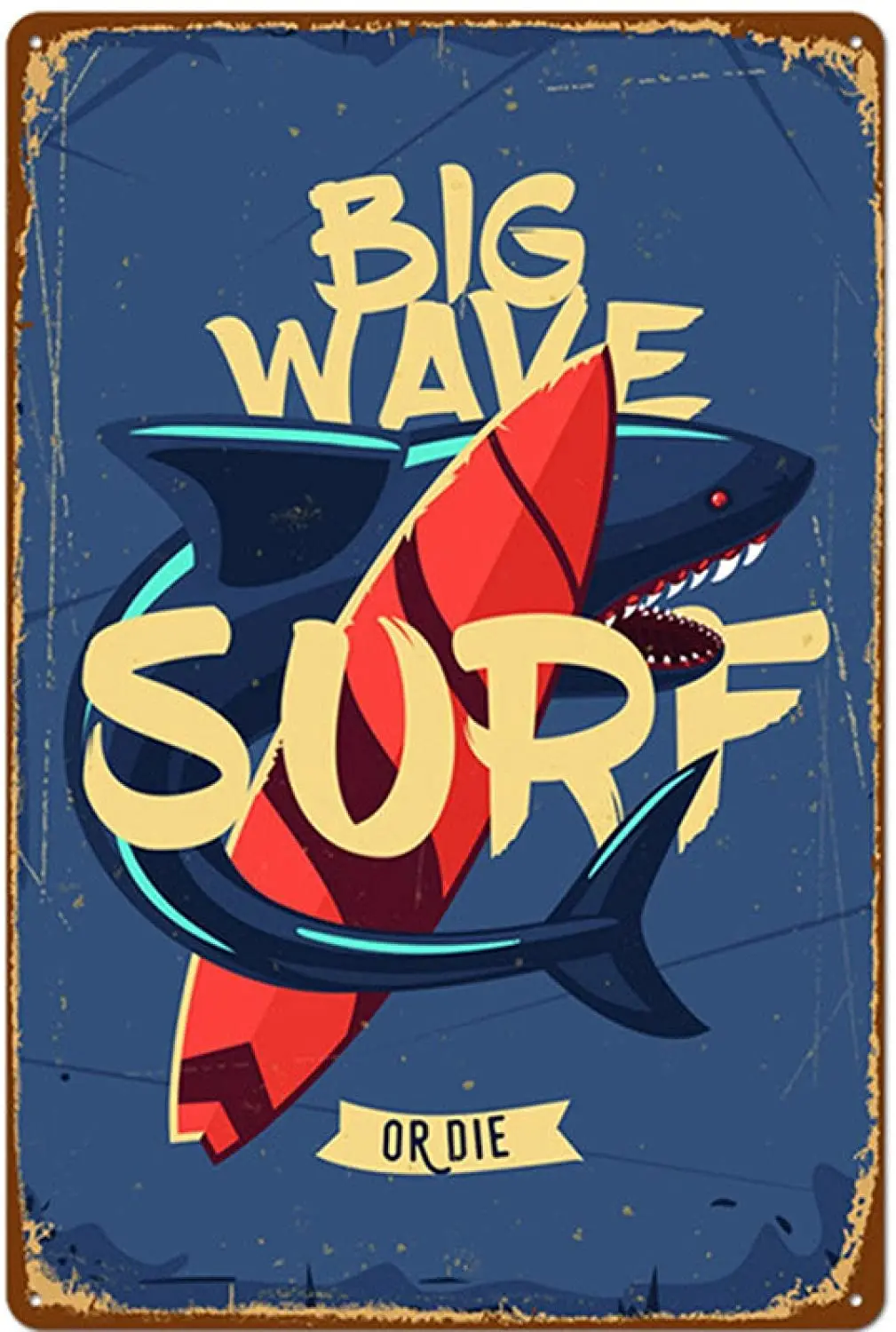 

Vintage Surf Decor Hawaii Los Angeles Metalen Tin Borden Wall Art Plaat Seaside Bar Pub Club Poster 20x30 Cm