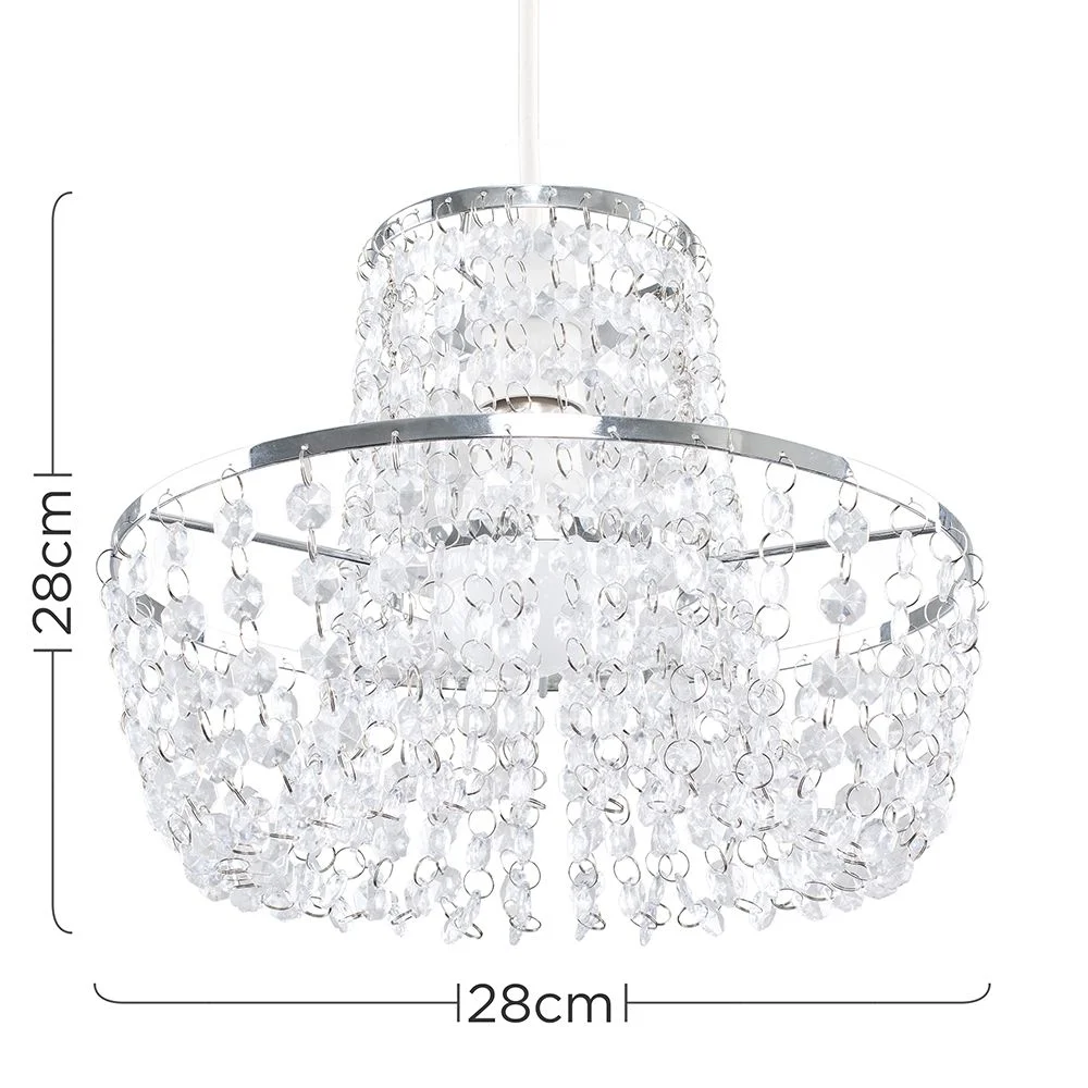 Водопад Хром/акрил не Электрический кулон|Колпаки и абажуры для ламп| |