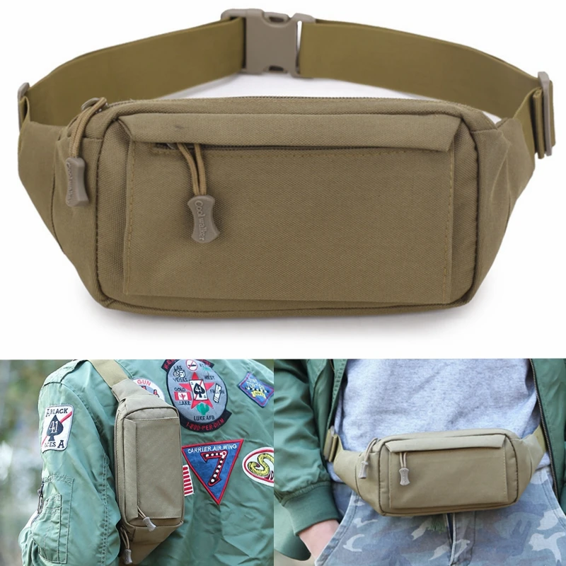 Military Tactical Waist Bag Nylon Messenger Travel Multi-function Carrying Outdoor Sport Hunting Hiking Camping Tool | Спорт и