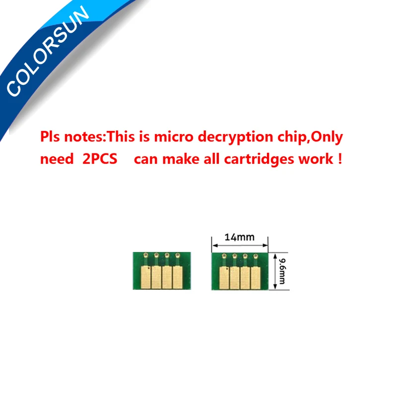 Чипы Colorsun для HP 70 с автоматическим сбросом z2100 z5200 z5400 картридж чернилами ARC Chips|ink