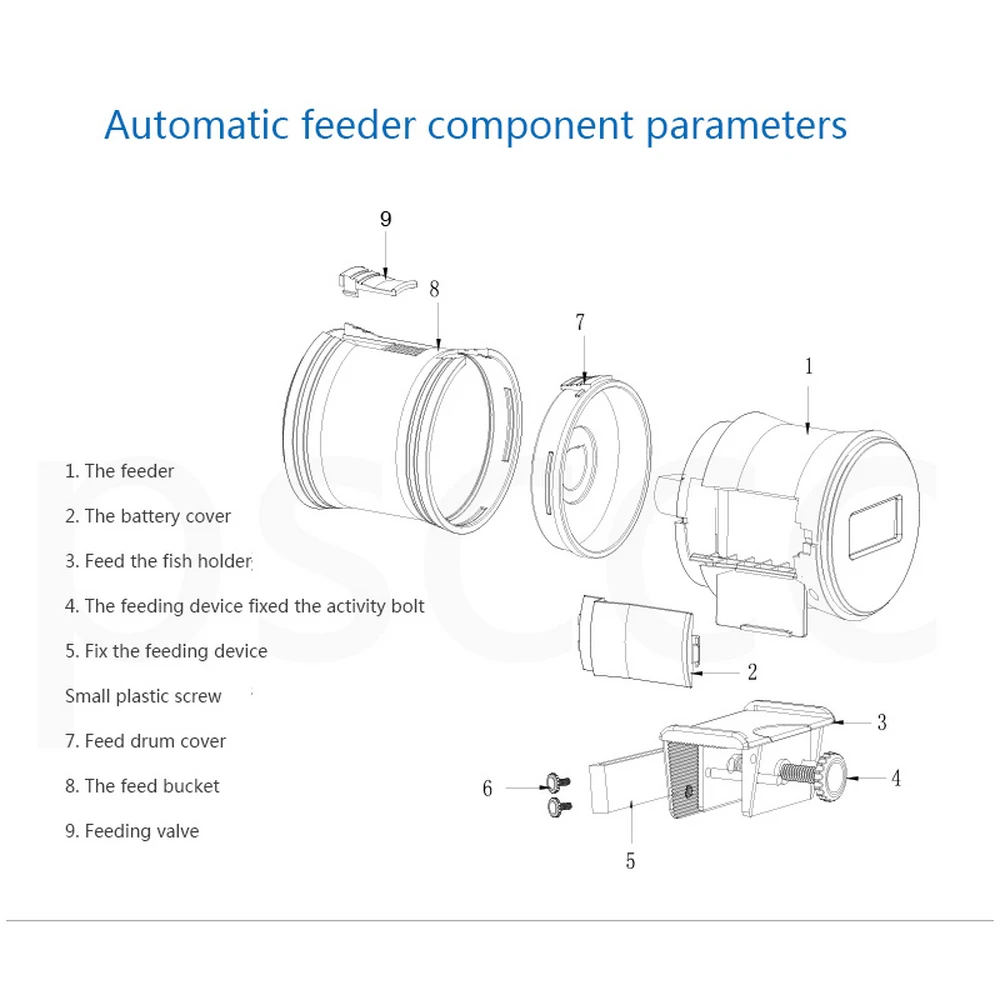 ЖК дисплей Электронный Умный Автоматический фидер для рыб дозатор с таймером