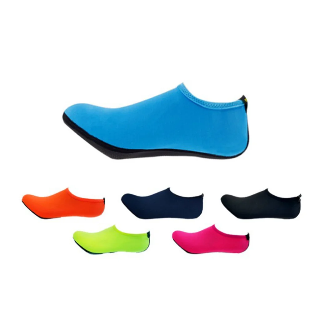 

1 Pair Water Sports Diving Socks Swimming Snorkeling Non-slip Seaside Beach Shoes for Man Woman Size (Fluorescent Green)
